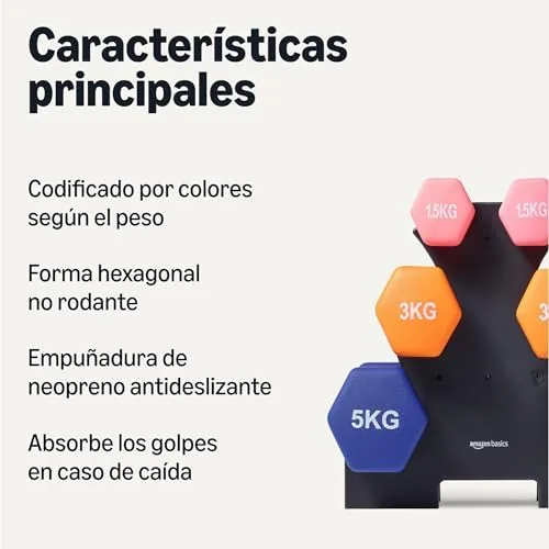 Amazon Basics Set Neopreno + Soporte — foto 2