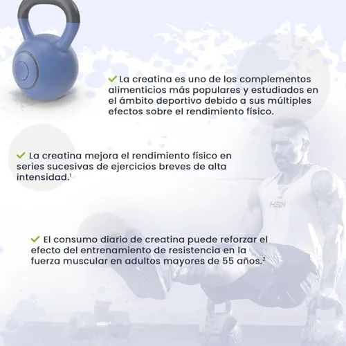 HSN Creatina Creapure 500 g — foto 6