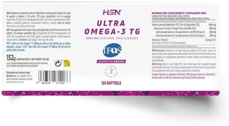 HSN Omega-3 IFOS 120 perlas — foto 2